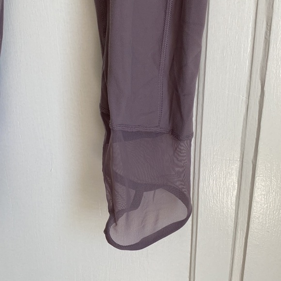 Athleta Girl Mind Over Matter Capri Lavender Mesh - Picture 2 of 10